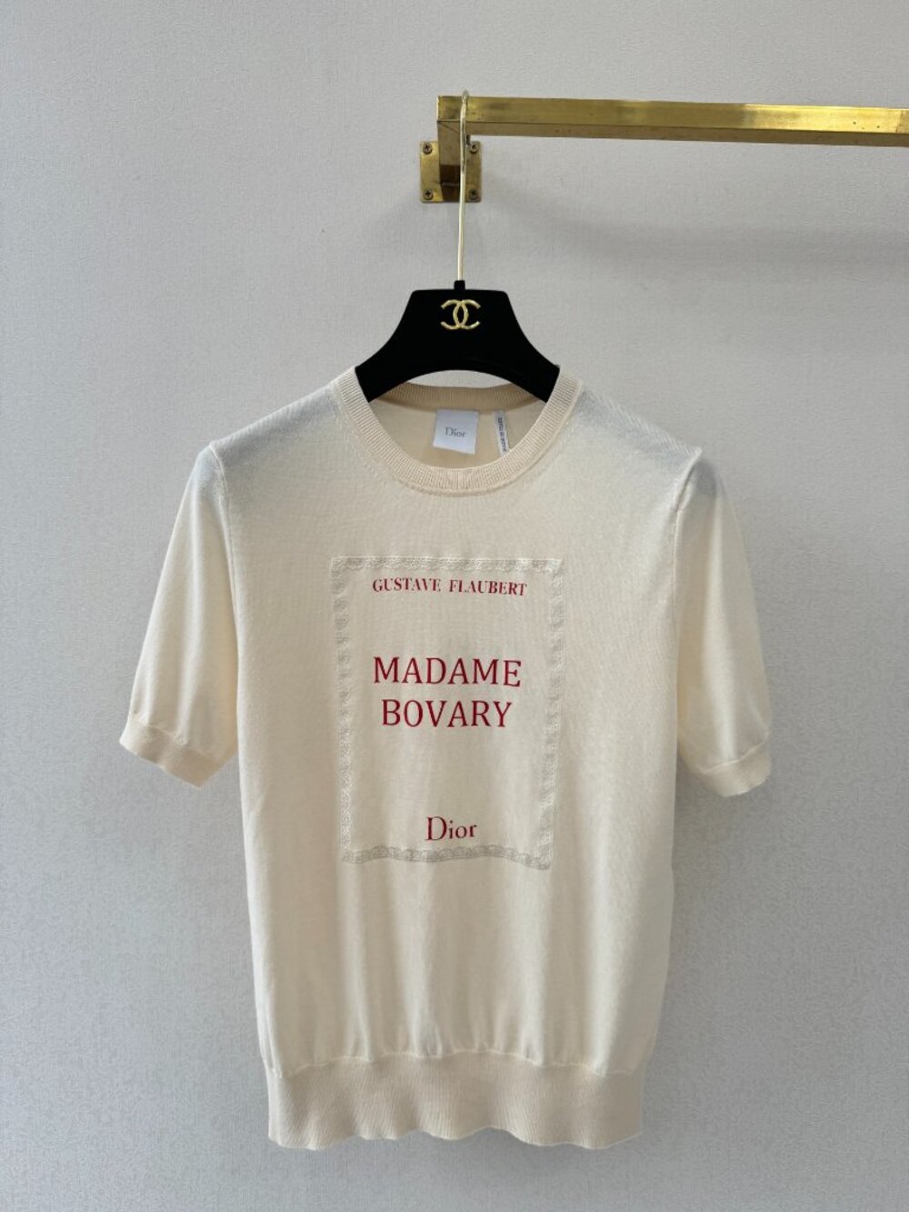 Dior New Crew Neck Short Sleeve Polo Shirt